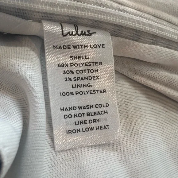 Lulu's Plaid White Navy Checkered Crop Top Cotton Blend Size Small - Picture 13 of 14